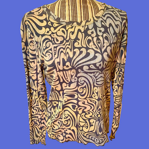 Wild Fable juniors love wins multi color long sleeve 100% cotton top size xxl